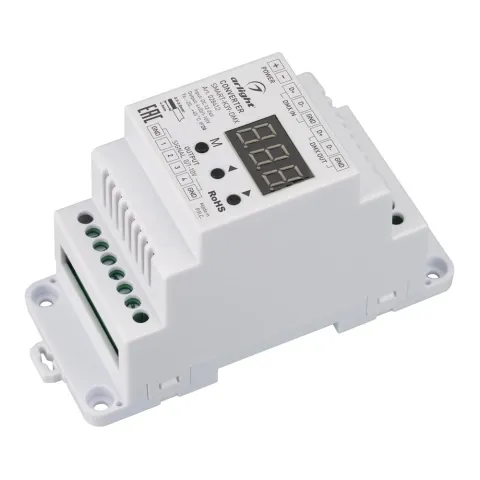 Конвертер Arlight SMART-K39-DMX (12-24V, 0/1-10V, DIN)