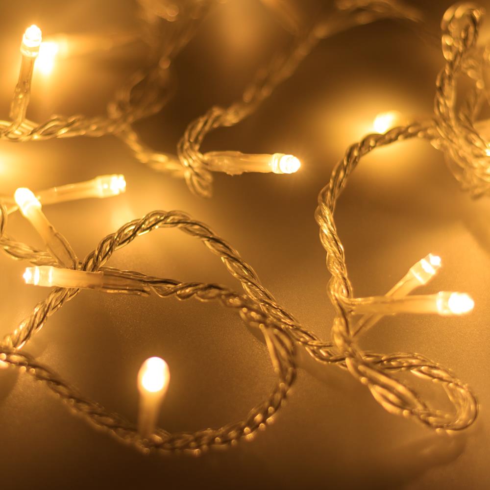 Светодиодная гирлянда Ardecoled ARD-STRING-HOME-5000-CLEAR-50LED-FLASH WARM (230V, 3.5W)
