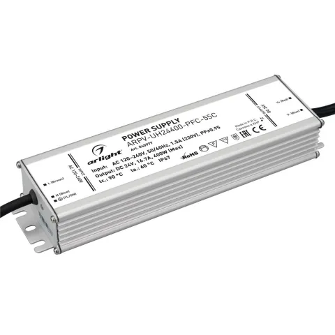 Блок питания Arlight ARPV-UH24400-PFC-55C (24V, 16.7A, 400W)
