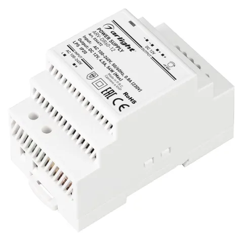 Блок питания Arlight ARV-DR60-12 (12V, 4,5A, 54W)