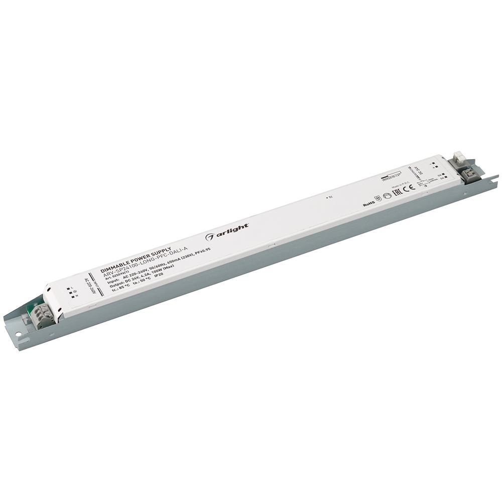 Блок питания Arlight ARV-SP24100-LONG-PFC-1-10V-A (24V, 4.2A, 100W)
