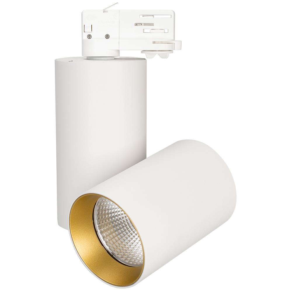 Светильник Arlight SP-POLO-TRACK-TURN-R85-15W Day4000 (WH-GD, 40 deg)