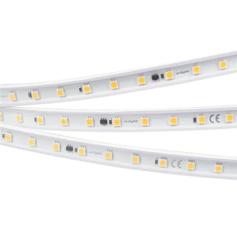 Светодиодная лента герметичная Arlight ARL-PV-B54-15.5mm 230V White6000 (8 W/m, IP65, 5060, 10m)