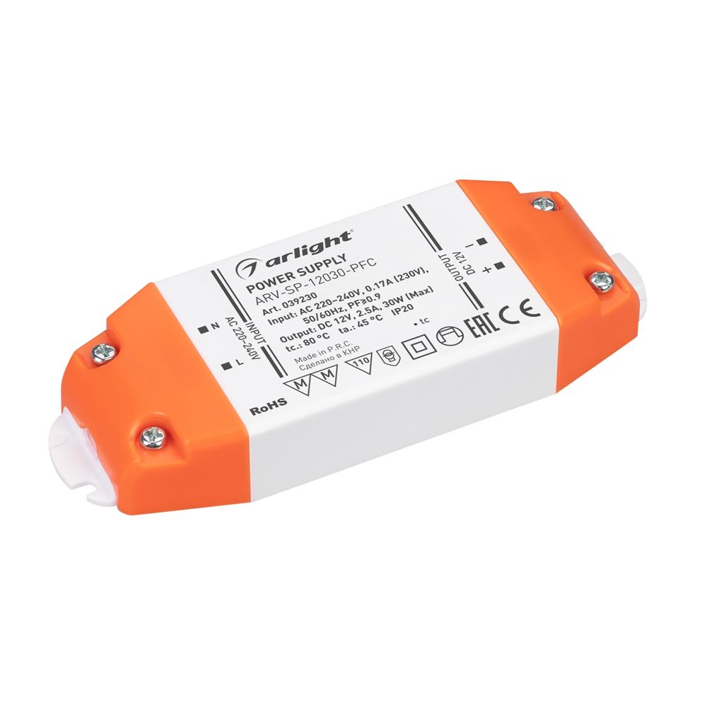 Блок питания Arlight ARV-SP-12030-PFC (12V, 2.5A, 30W)