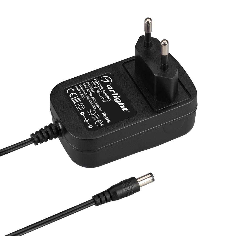 Блок питания Arlight ARDV-36-24BW (24V, 1.5A, 36W)