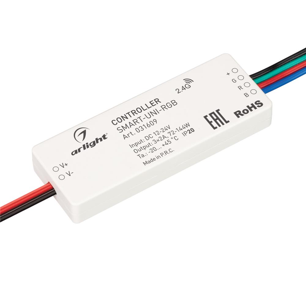Контроллер Arlight SMART-UNI-RGB (12-24V, 3x2A, 2.4G)