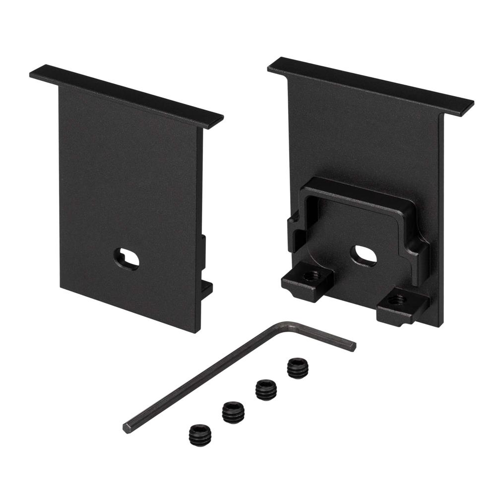 Заглушка Arlight SL-COMFORT-3551-F BLACK c отверстием