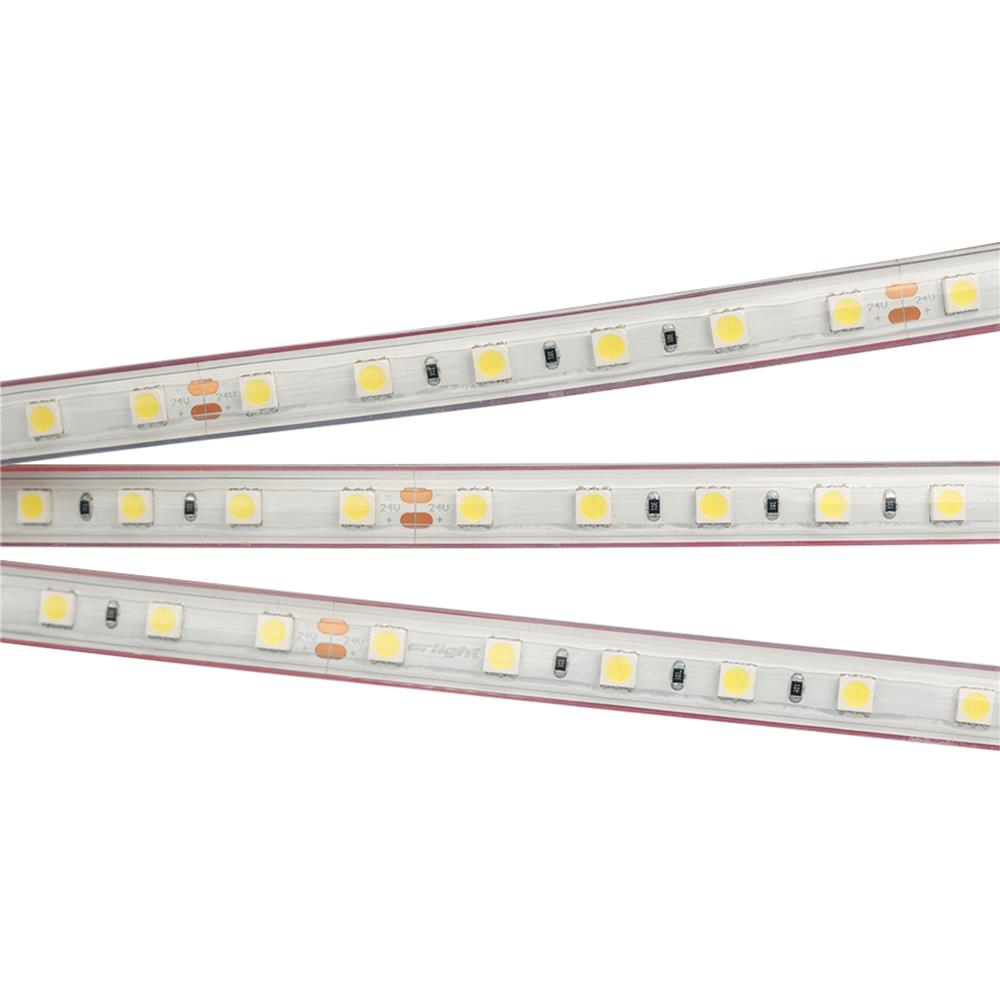 Светодиодная лента герметичная Arlight RTW-PS-B60-13mm 24V Warm3000 (14.4 W/m, IP67, 5060, 5m)