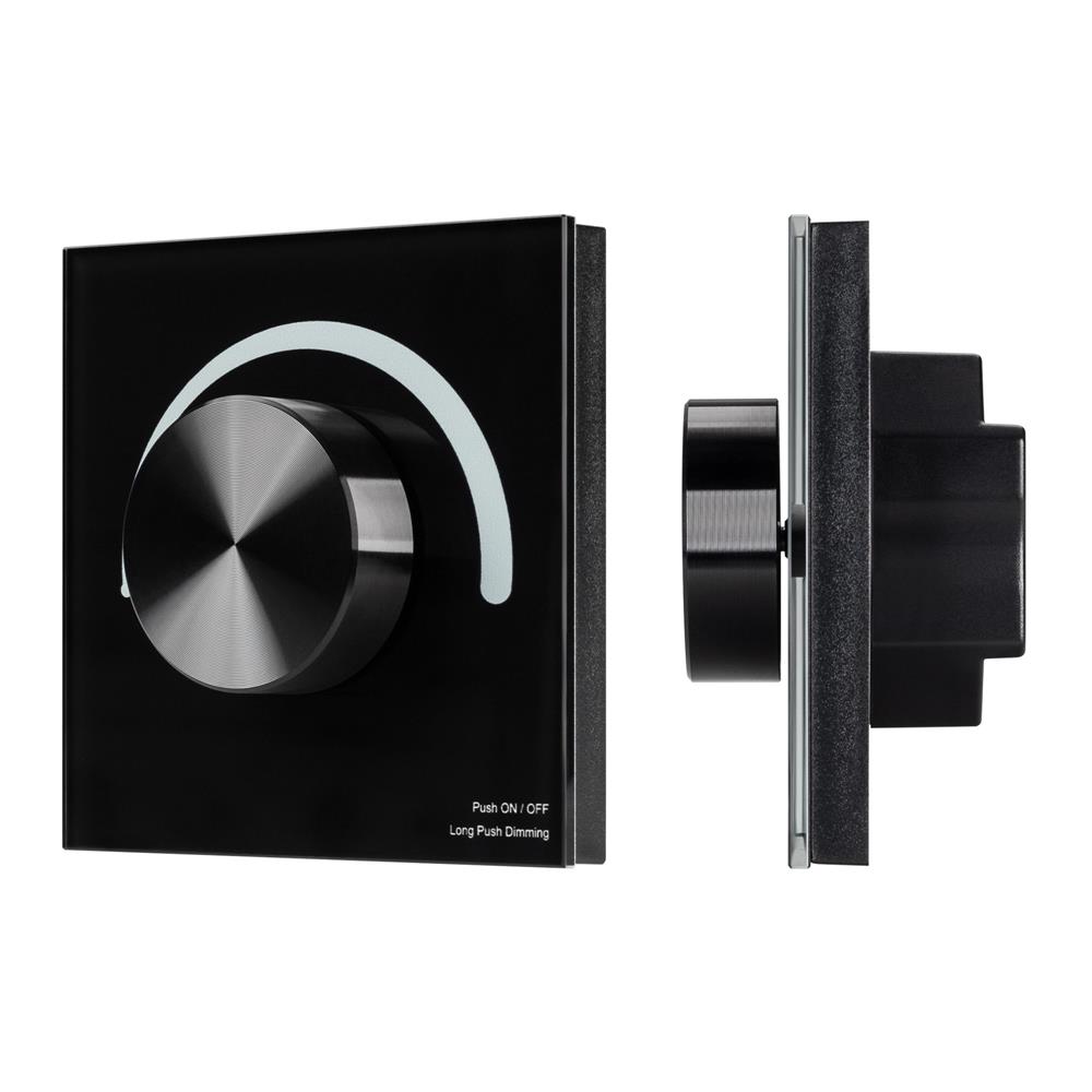 Панель Arlight SMART-P1-DIM-G-IN Black (3V, Rotary, 2.4G)