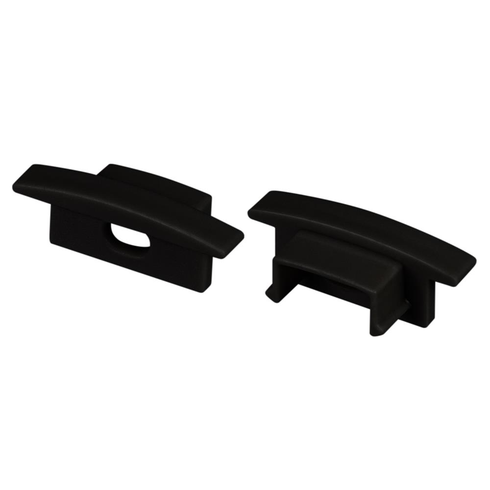 Заглушка Arlight LINE-2308-F BLACK с отверстием