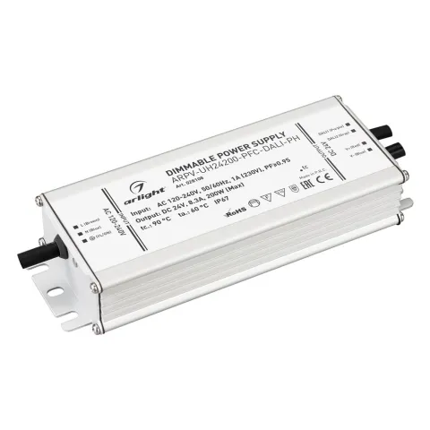 Блок питания Arlight ARPV-UH24200-PFC-DALI-PH (24V, 8.3A, 200W)
