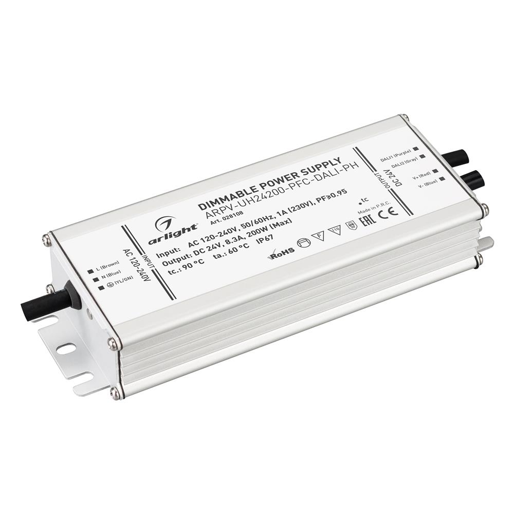 Блок питания Arlight ARPV-UH24200-PFC-DALI-PH (24V, 8.3A, 200W)