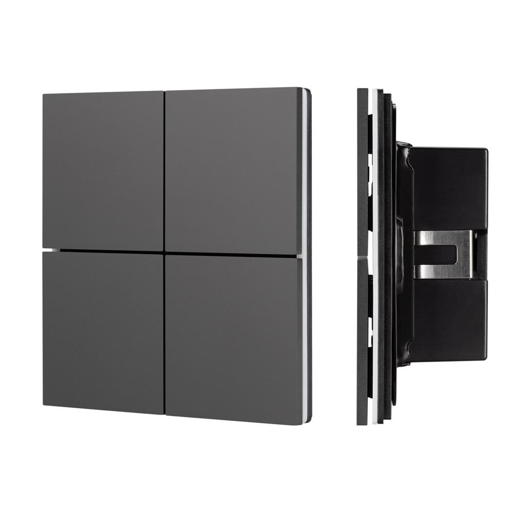 Кнопочная панель Arlight KNX-304-23-IN Black (BUS, Frameless)