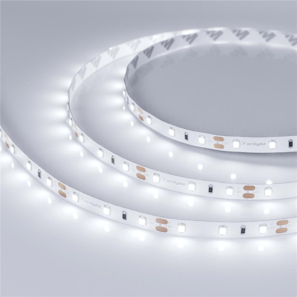 Светодиодная лента Arlight RT-A60-8mm 12V White6000 (4.8 W/m, IP20, 2835, 5m)