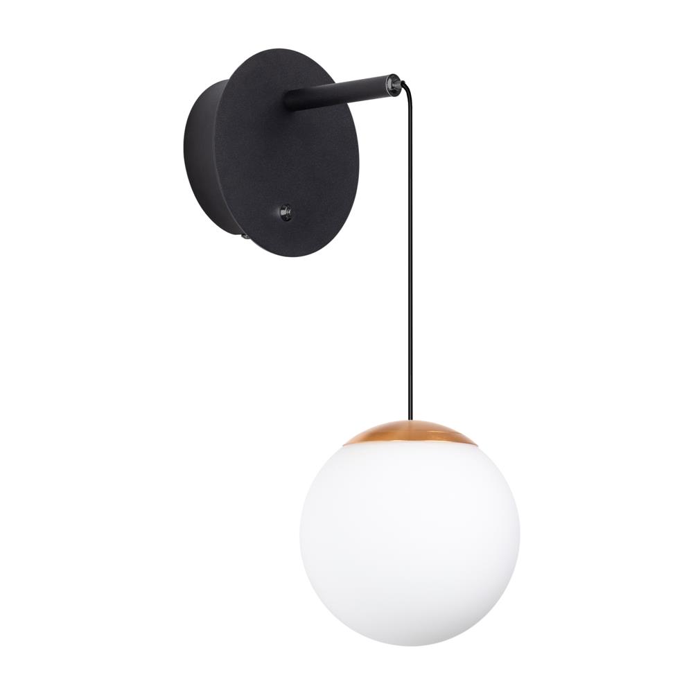Светильник Arlight SP-BEADS-WALL-HANG-R130-6W Warm3000 (BK-GD, 180 deg, 230V)