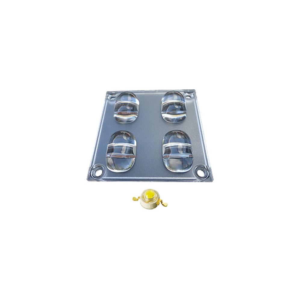 Блок линз Arlight STB 4 (130x60°, 4 LED) (Turlens, -)