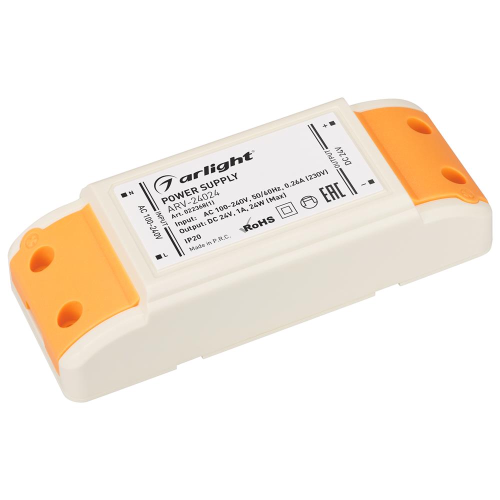 Блок питания Arlight ARV-24024 (24V, 1A, 24W)