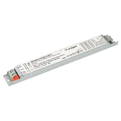 Блок питания Arlight ARJ-SP-120-LINEAR-PFC-DALI2-ADJ (120W, 80-330V, 0.3-0.7A)