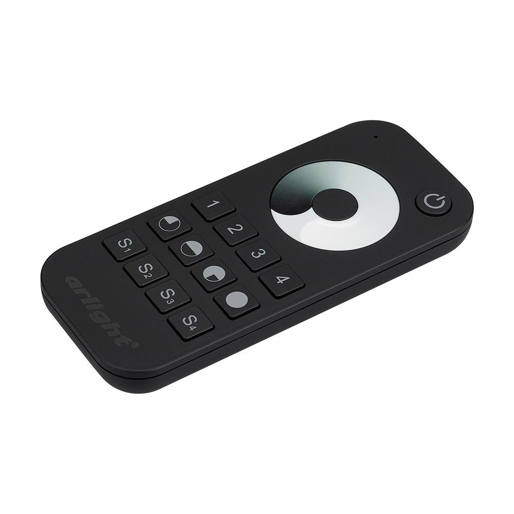 Пульт Arlight SMART-R24-DIM Black (4 зоны, 2.4G)