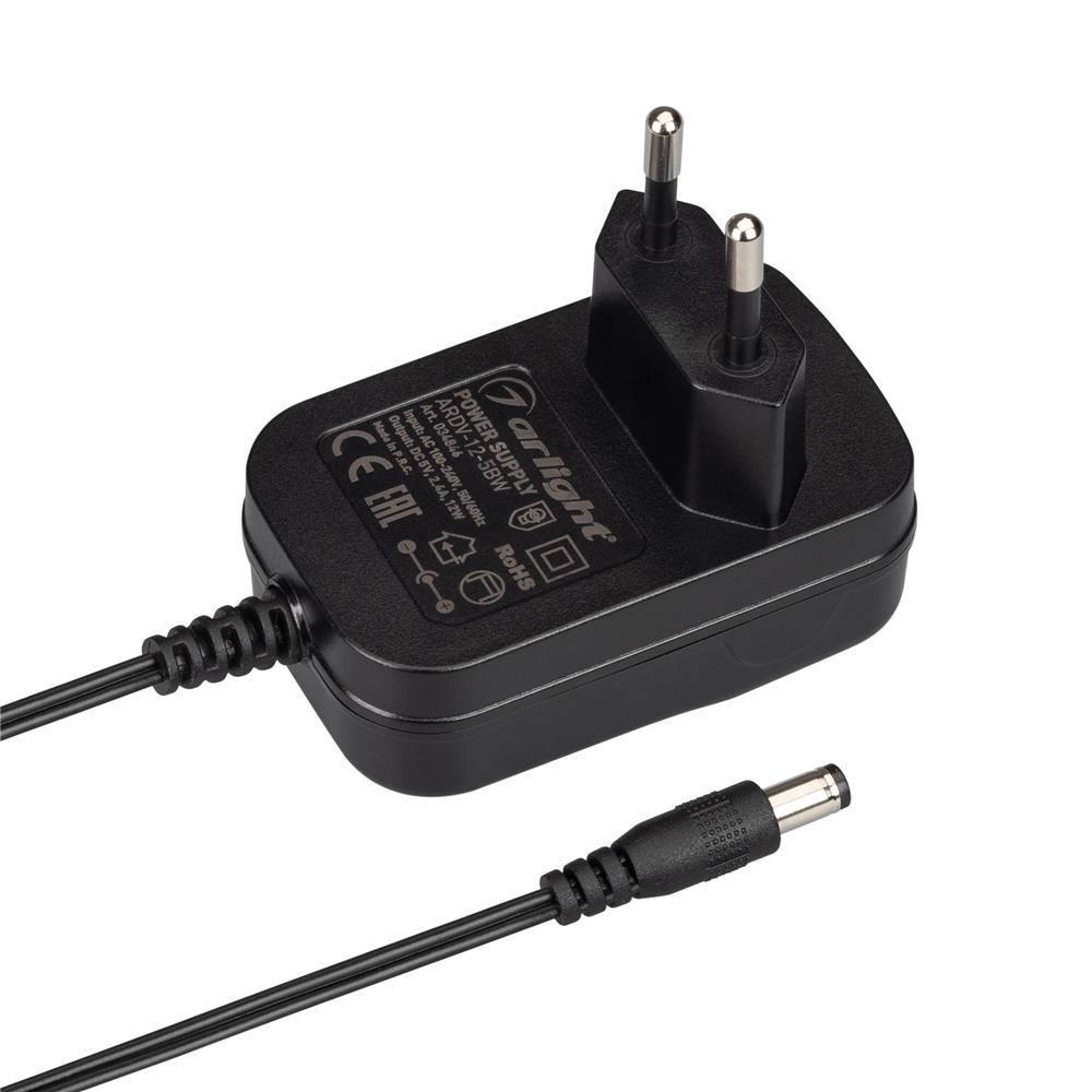 Блок питания Arlight ARDV-12-5BW (5V, 2.4A, 12W)