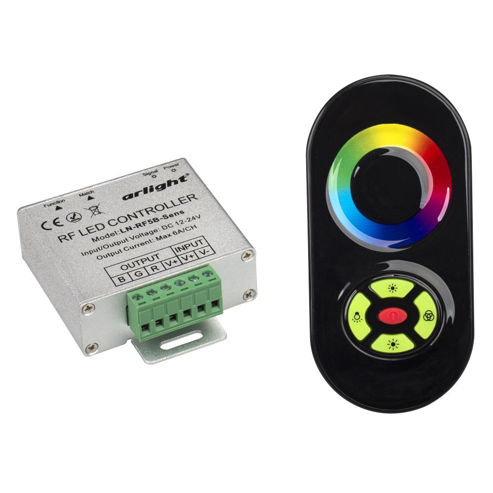 Контроллер Arlight LN-RF5B-Sens Black (12-24V,180-360W)