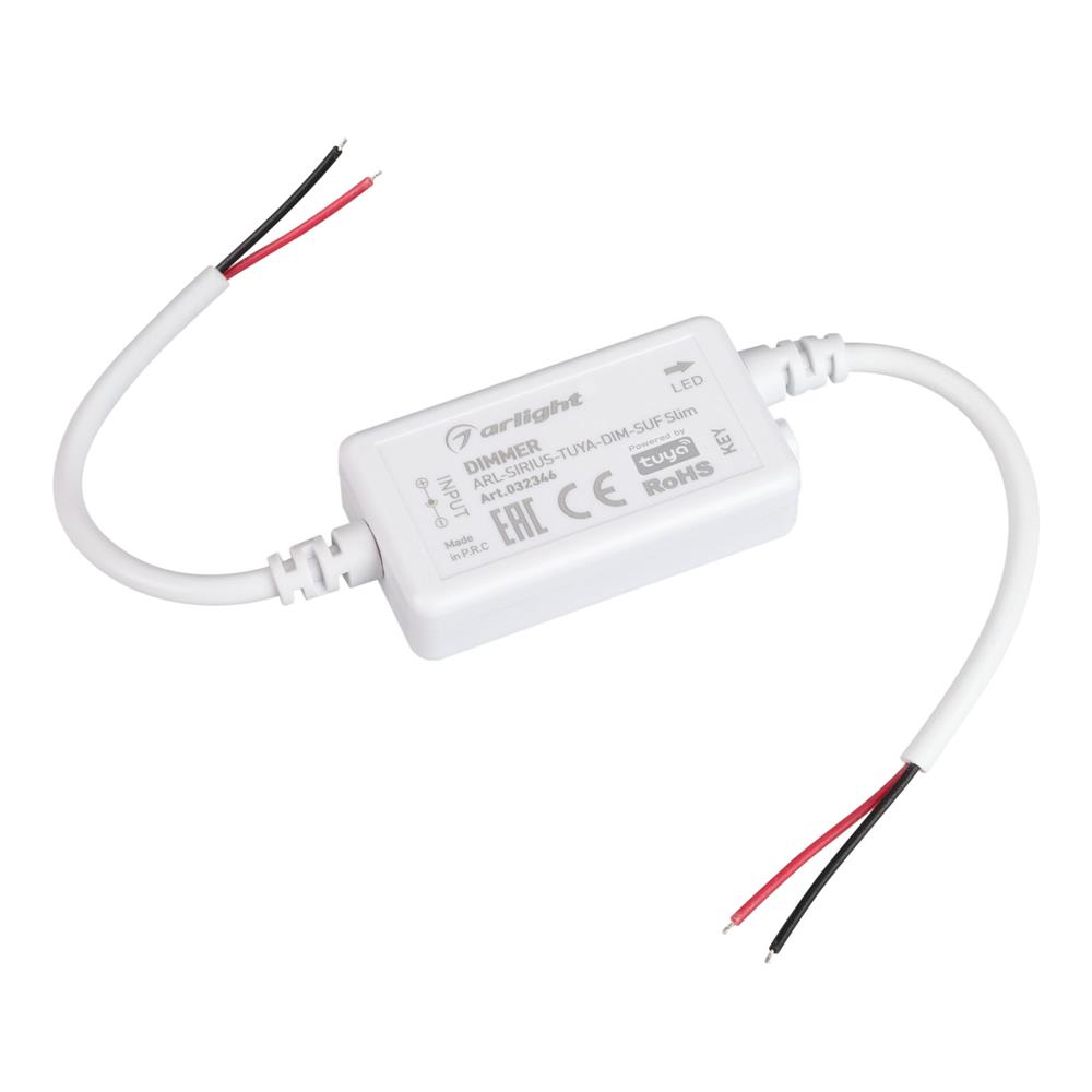 Диммер Arlight ARL-SIRIUS-TUYA-DIM-SUF Slim (12-24V, 1x6A, 2.4G)