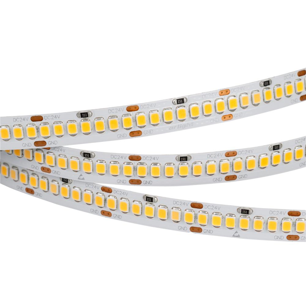 Светодиодная лента Arlight RT 2-5000 24V Cool 8K 10mm (2835, 252 LED/m, LUX)