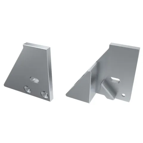 Заглушка для Arlight ALM-GLASS-10 с опорой левая с отверстием