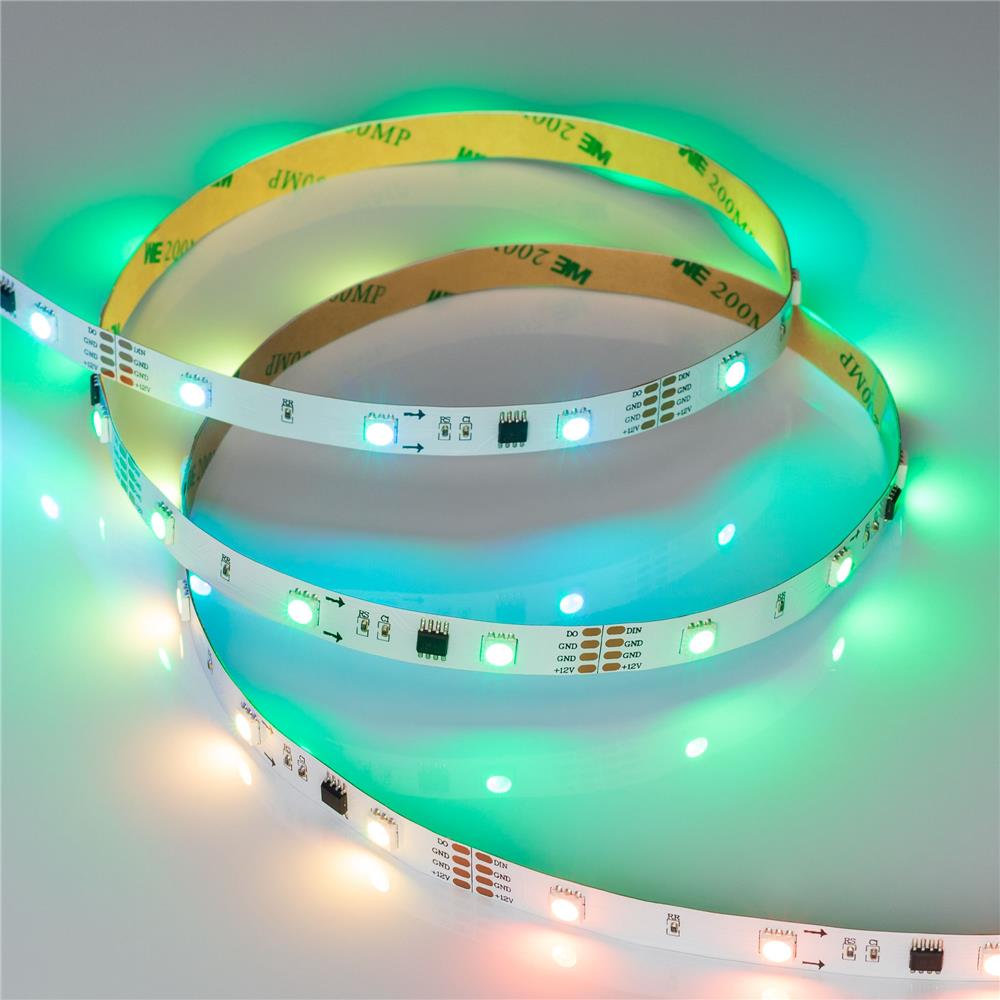 Светодиодная лента Arlight SPI-5000-AM 12V RGB (5060, 150 LED x3, 1804)
