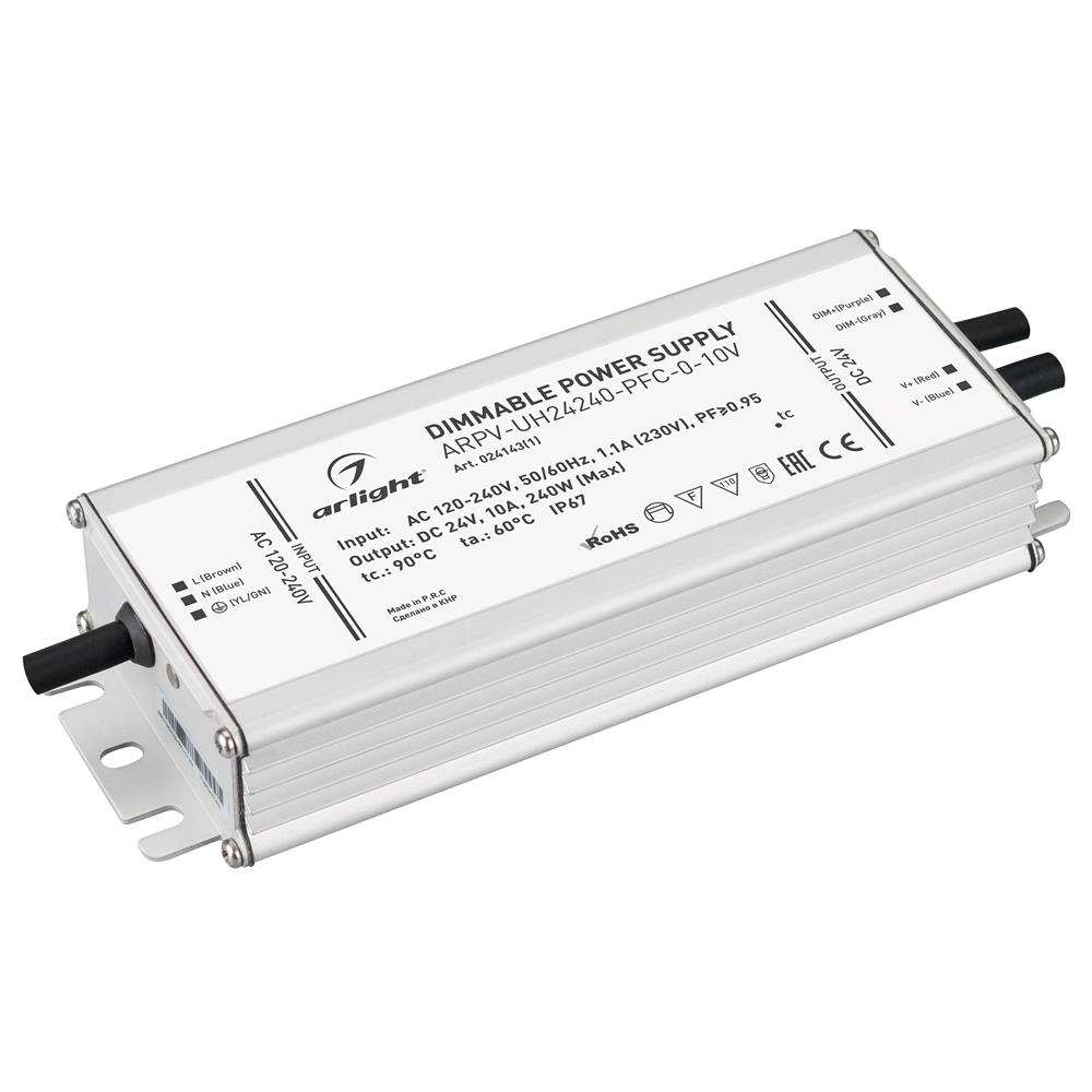 Блок питания Arlight ARPV-UH24240-PFC-0-10V (24V, 10.0A, 240W)