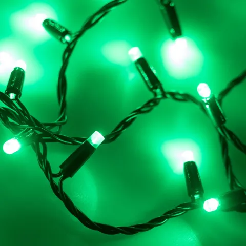Светодиодная гирлянда Ardecoled ARD-STRING-CLASSIC-10000-BLACK-100LED-STD GREEN (230V, 7W)