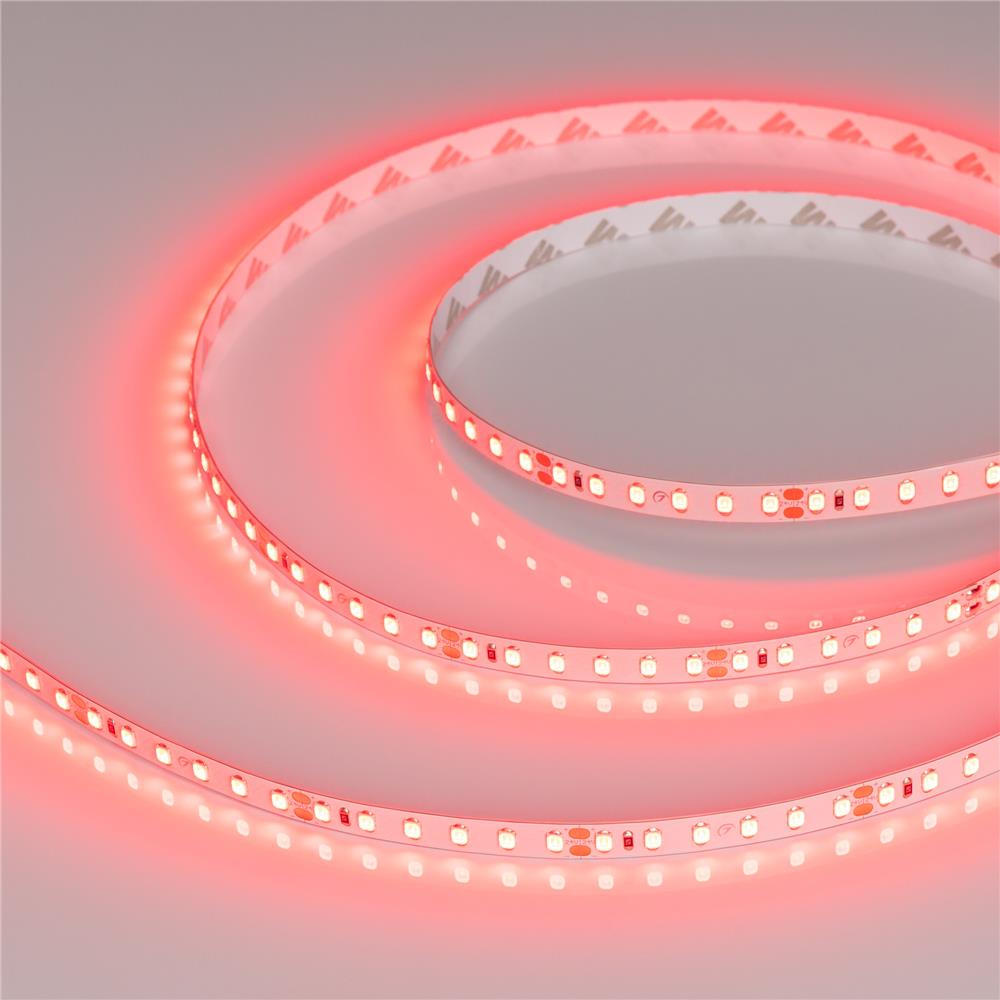 Светодиодная лента Arlight RT-A120-8mm 24V Red (9.6 W/m, IP20, 2835, 5m)