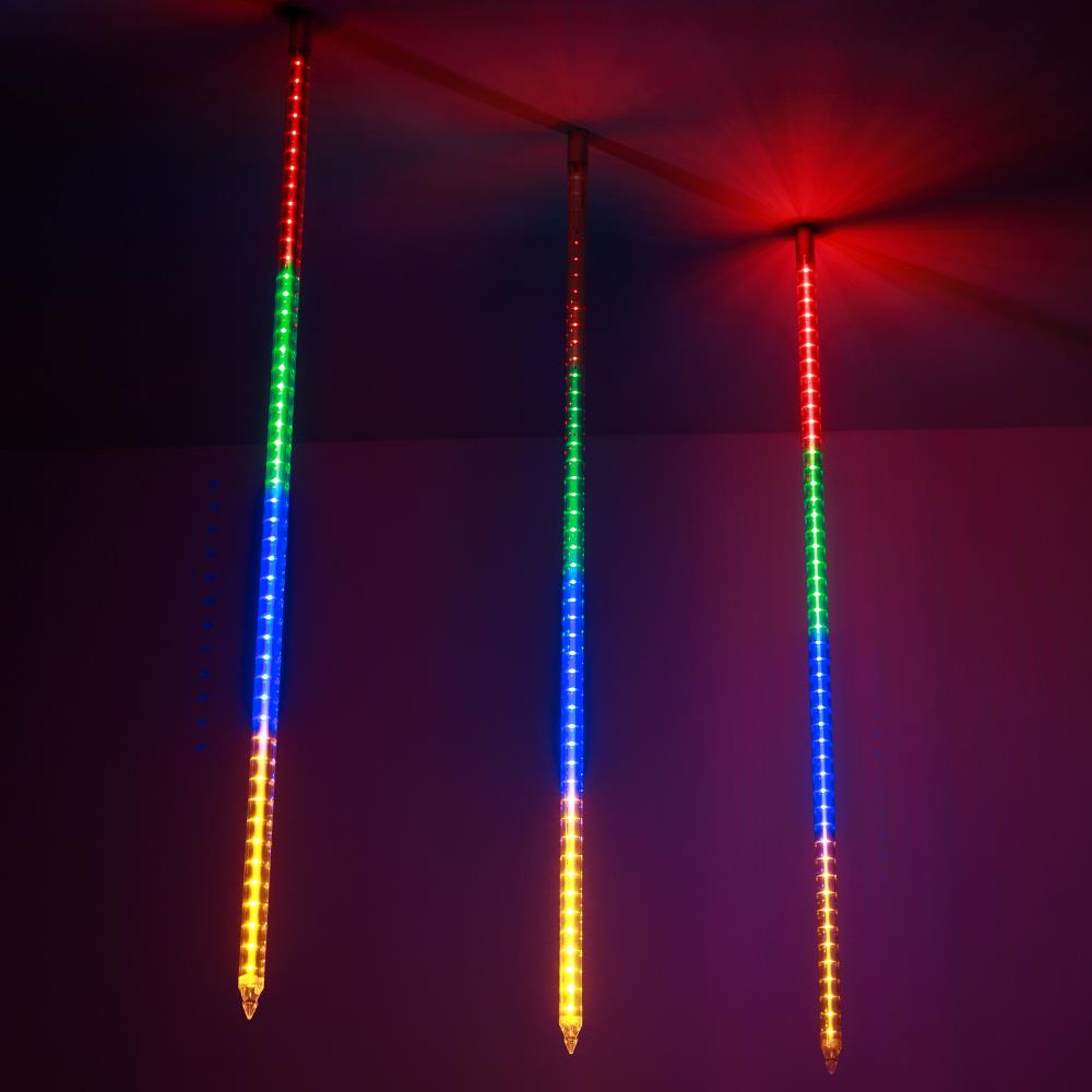 Светодиодная гирлянда Ardecoled ARD-ICEFALL-CLASSIC-D23-1000-CLEAR-96LED-LIVE RGB (230V, 1.5W)