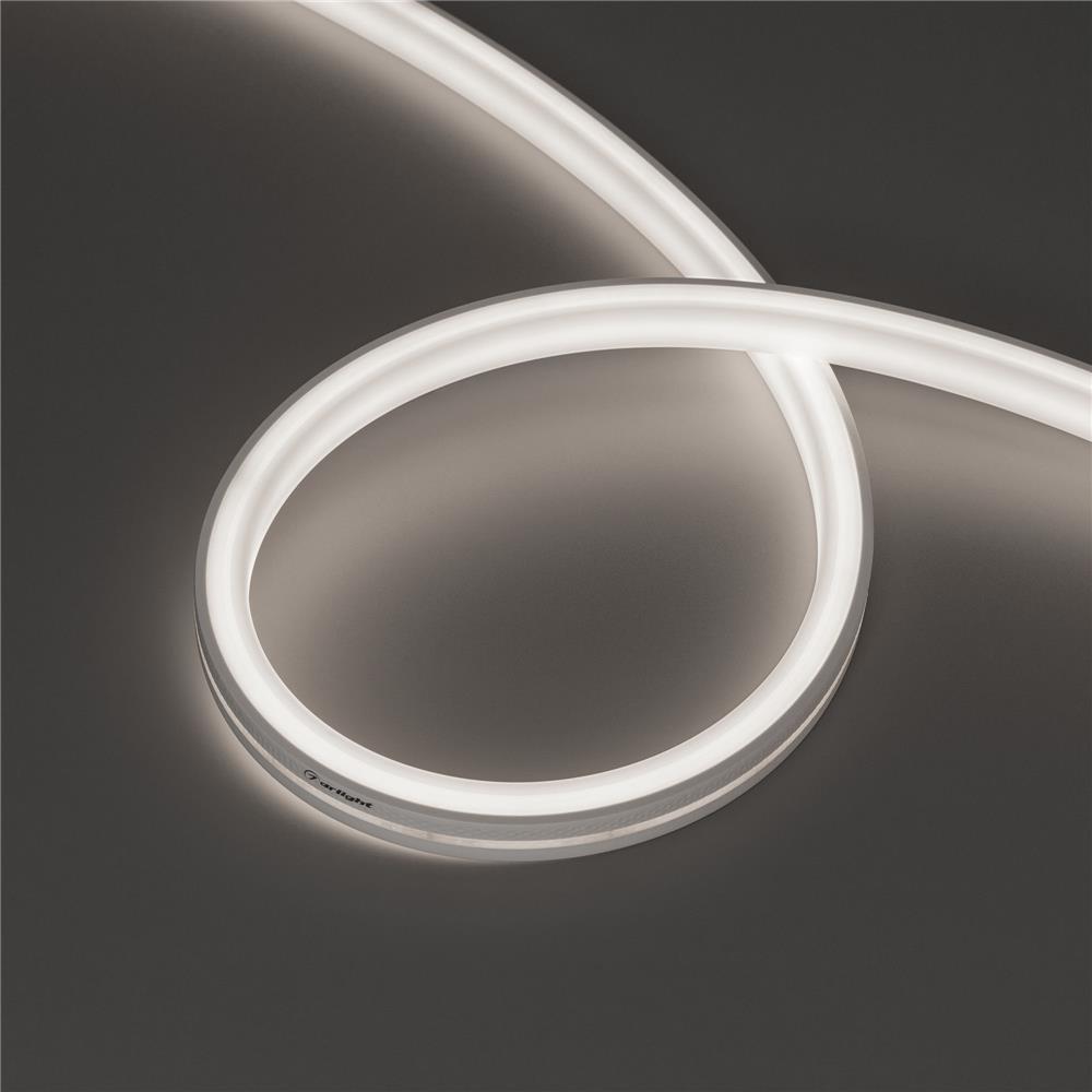 Светодиодная лента герметичная Arlight MOONLIGHT-TOP-U-A156-13x12mm 24V Day5000 (11 W/m, IP67, 5m, wire x2)