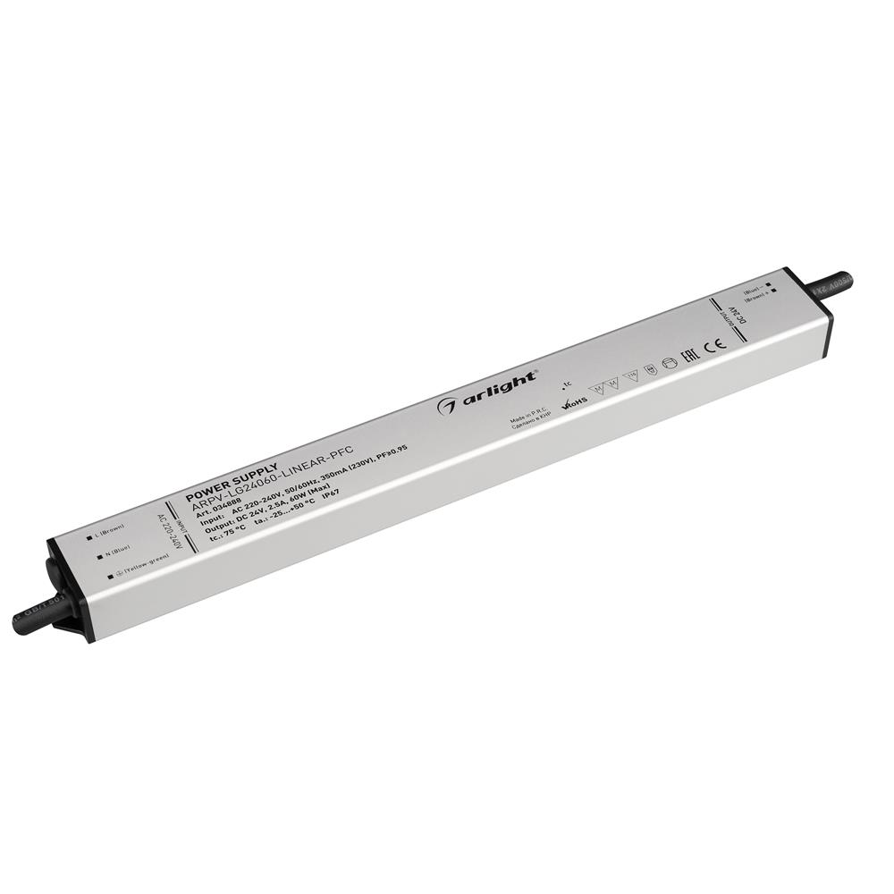 Блок питания Arlight ARPV-LG24060-LINEAR-PFC (24V, 2.5A, 60W)
