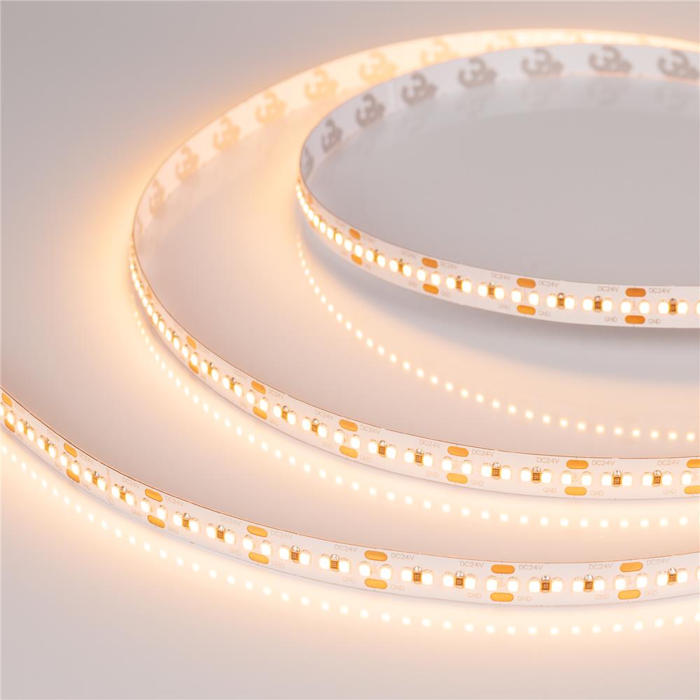 Светодиодная лента Arlight MICROLED-M300-8mm 24V Warm3000 (8 W/m, IP20, 2216, 5m)