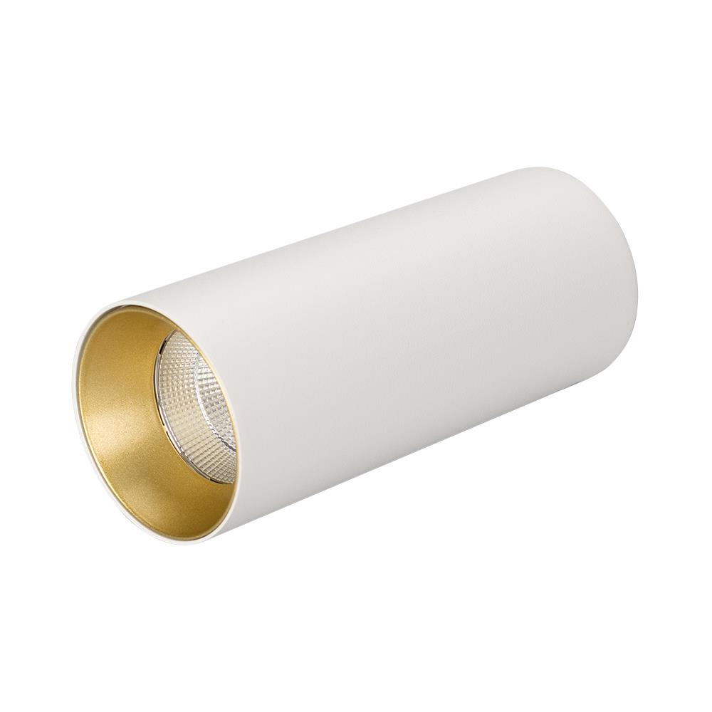 Светильник Arlight SP-POLO-SURFACE-R65-8W Warm3000 (WH-GD, 40 deg)
