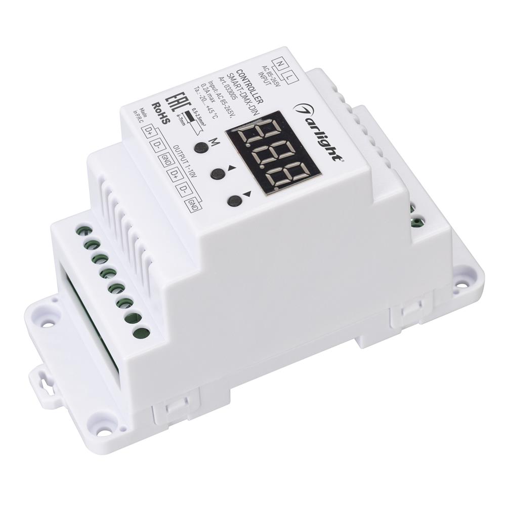 Контроллер Arlight SMART-DMX-DIN (230V, 2.4G)