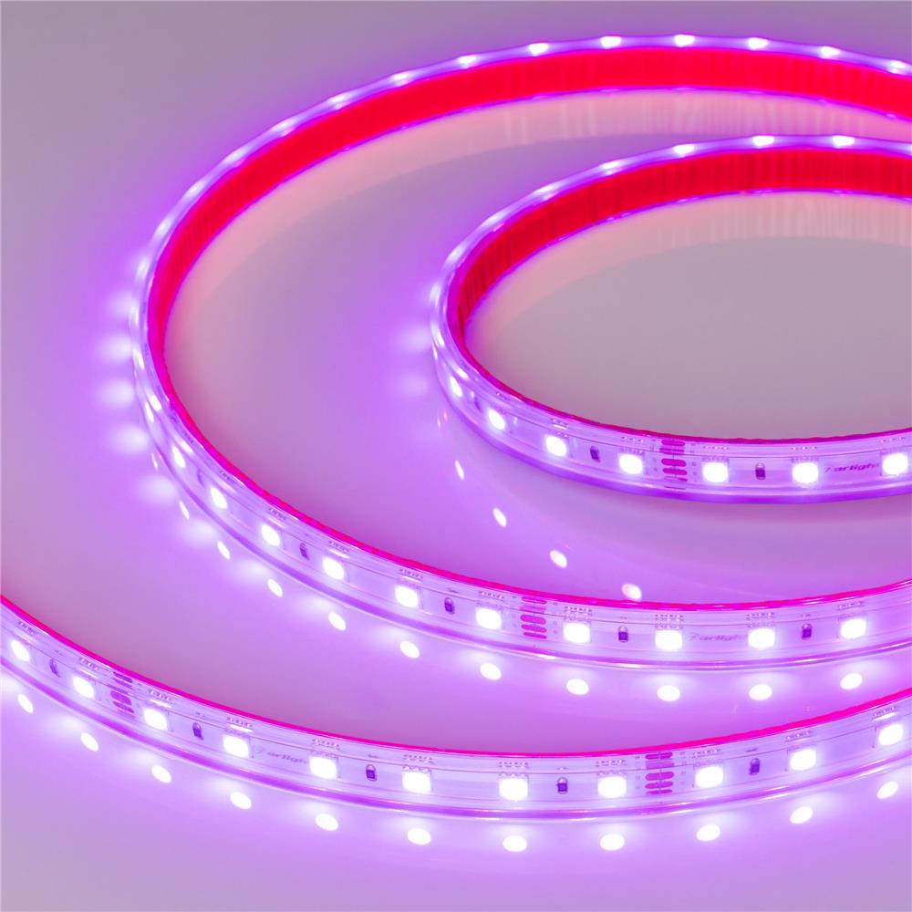 Светодиодная лента герметичная Arlight RTW-PS-B60-12mm 24V RGB (14.4 W/m, IP67, 5060, 50m)
