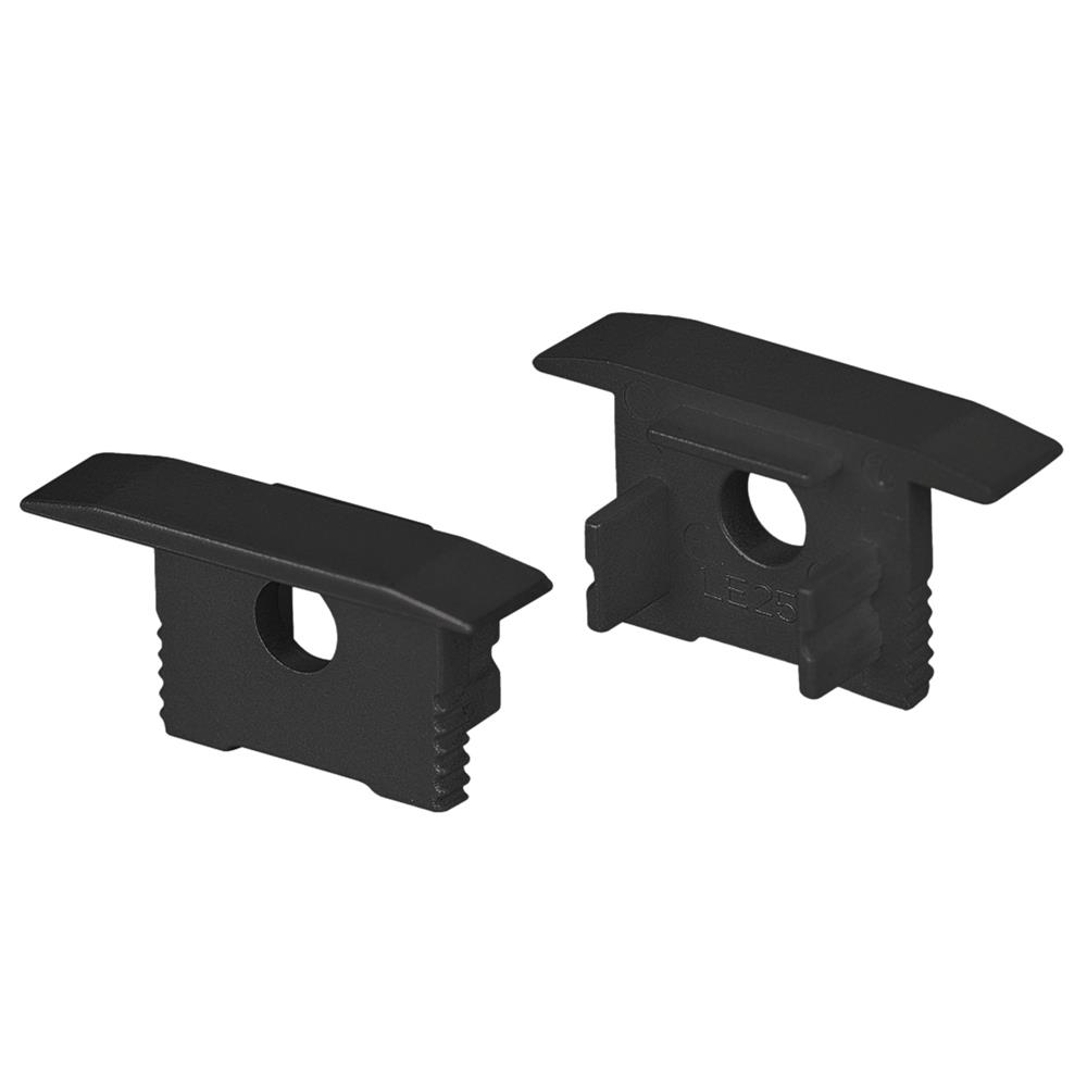 Заглушка Arlight SL-SLIM-H13M-F25 BLACK с отверстием