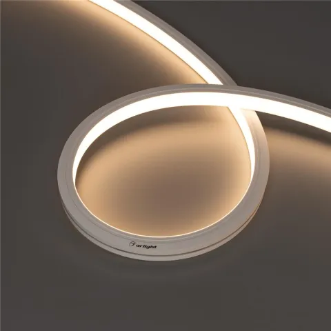 Светодиодная лента герметичная Arlight MOONLIGHT-TOP-A140-13x12mm 24V Warm3000 (9.6 W/m, IP67, 2835, 5m)