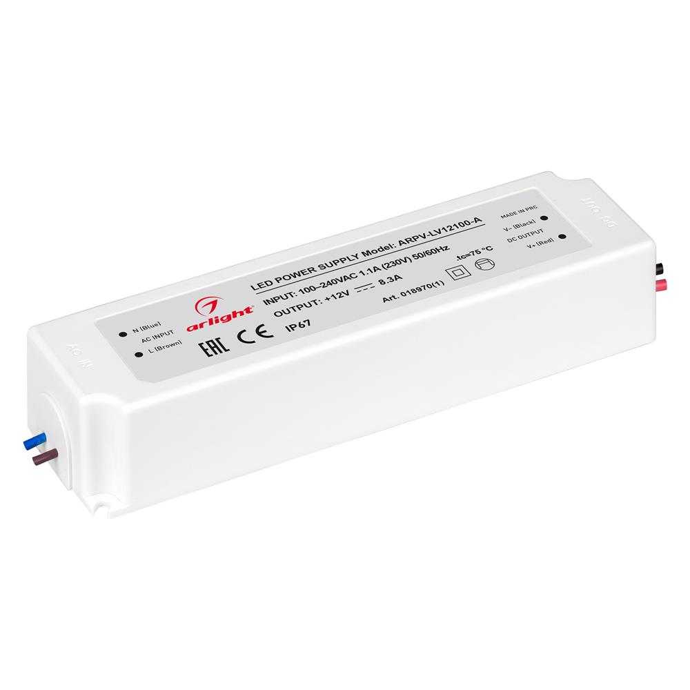 Блок питания Arlight ARPV-LV12100-A (12V, 8.3A, 100W)