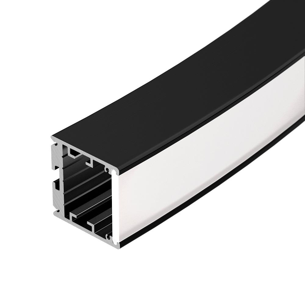 Профиль Arlight SL-ARC-3535-D320-W90 BLACK (260мм, дуга 1 из 4)