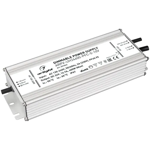 Блок питания Arlight ARPV-UH24400-PFC-0-10V (24V, 16.7A, 400W)