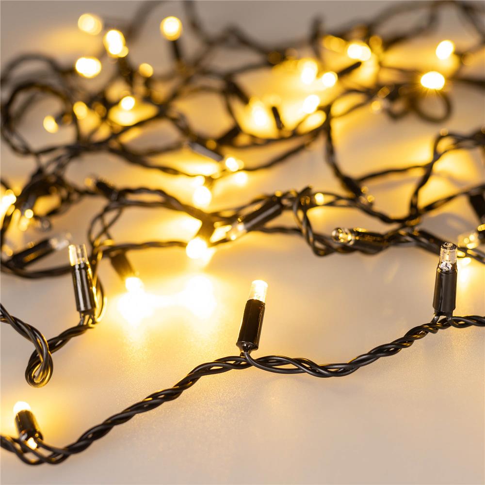 Светодиодная гирлянда Ardecoled ARD-STRING-CLASSIC-1000-BLACK-100LED-PULSE Warm (230V, 7W)