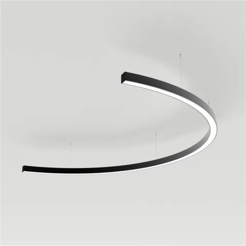 Светильник Arlight SP-LINE-HANG-ARC-C3535-D1500-61W Warm3000 (BLACK, 230V)
