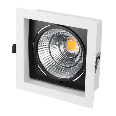 Светильник Arlight CL-KARDAN-S152x152-25W Day4000 (WH-BK, 30 deg)