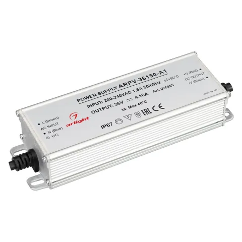 Блок питания Arlight ARPV-36150-A1 (36V, 4.16A, 150W)