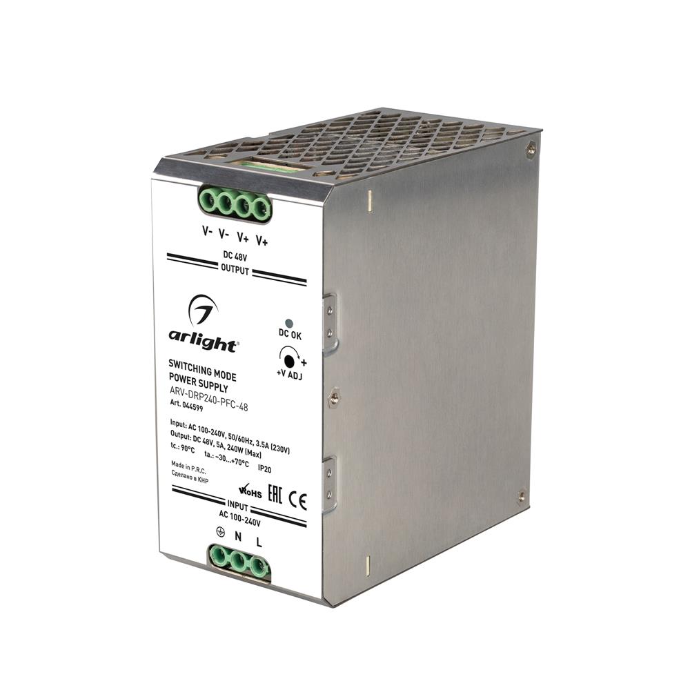 Блок питания Arlight ARV-DRP240-PFC-48 (48V, 5A, 240W)