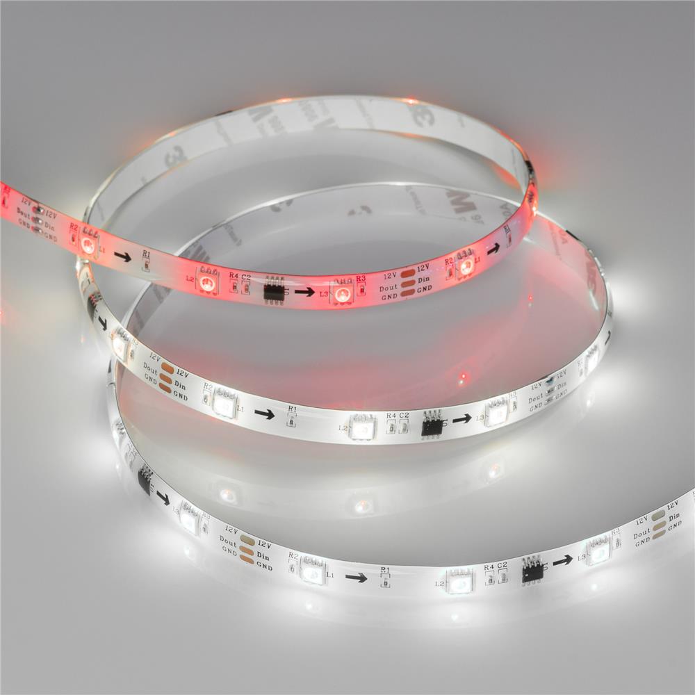 Светодиодная лента герметичная Arlight SPI-SE-B30-10mm 12V RGB-PX3 (7.2W/m, IP65, 5060, 5m)